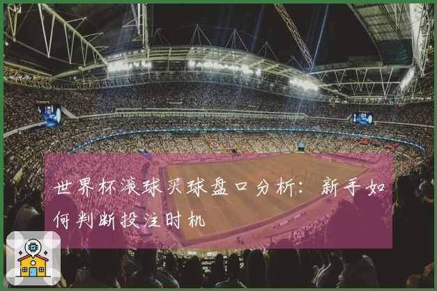 世界杯滚球买球盘口分析：新手如何判断投注时机